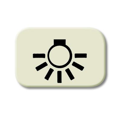 Busch-Jaeger 2525 LI Wipschakelaar licht Afdekking Busch-balance SI Alpine-wit 1 stuk(s)