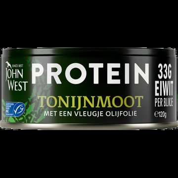 John West Protein Tonijnmoot Vleugje Olijfolie 120g bij Jumbo John West Protein Tonijnmoot Vleugje Olijfolie 120g bij Jumbo