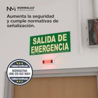 Bord Archivo 2000 "SALIDA DE EMERGENCIA" PVC 32 x 16 cm - thumbnail
