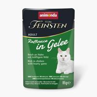 ANIMONDA Vom Feinsten Adult Raffinesse in gelei rijk aan Kip met Wild - natvoer voor katten - 85 g - thumbnail