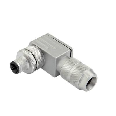 Weidmüller 1467850000 Sensor/actuator connector, niet geassembleerd M12 Aantal polen (sensoren): 4 Stekker, haaks 1 stuk(s)