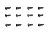 Round Head Self Tapping screw 2.6X18mm (12pcs) (YEL13023) - thumbnail