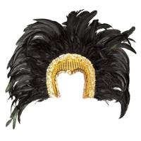 Hoofdtooi Go-go danseres goud - thumbnail