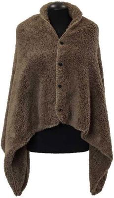 Omslagplaid nox 75x150cm steenbruin Omslagplaid nox 75x150cm steenbruin