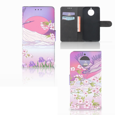 Motorola Moto G5S Plus Telefoonhoesje met Pasjes Bird Flying