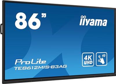 Iiyama ProLite TE8612MIS-B3AG Digital Signage display Energielabel: G (A - G) 217.4 cm 85.6 inch 3840 x 2160 Pixel 24/7