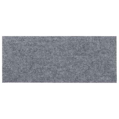 Trapmatten Zelfklevend 30 stuks 60x25 cm Lichtgrijs Rechthoekig