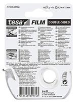 Tesafilm dubbelzijdige plakband, ft 12 mm x 7,5 m, op blister met dispenser - thumbnail