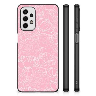 Samsung Galaxy A23 Bloemen Hoesje White Flowers Samsung Galaxy A23 Bloemen Hoesje White Flowers