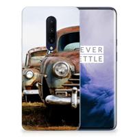 OnePlus 7 Pro | Siliconen hoesje | met foto Vintage Auto - thumbnail