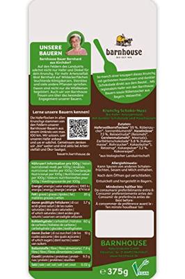 Barnhouse Krunchy choco noten bio 375 Gram Barnhouse Krunchy choco noten bio 375 Gram