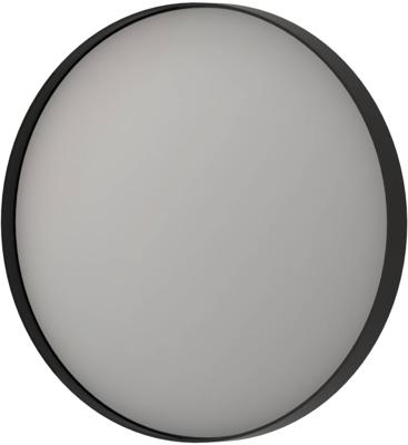 Ben Mimas Spiegel Ø 40x4 cm Geborsteld Metal Black Ben Mimas Spiegel Ø 40x4 cm Geborsteld Metal Black