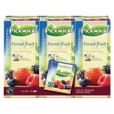 Thee Pickwick Fair Trade forest fruit 25x1.5gr | 3 stuks