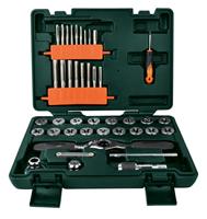 Brüder Mannesmann M53230 Schroefdraadinzetstuk 40-delig M3, M4, M5, M6, M7, M8, M10, M12 - thumbnail