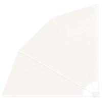 Balkon Privacy Scherm Crme 160 x 160 cm Stof - thumbnail