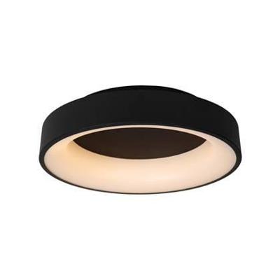 Lucide MIRAGE - Plafonnière - Ø 45 cm - LED Dimb. - 1x33W 2700K - Zwart