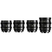 Thypoch Full-frame Cine Lens-4 lens kit voor Sony E-mount (Simera-C 28/35/50/75mm T1.5) - thumbnail