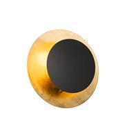 QAZQA Art Deco wandlamp zwart met goud - Emilienne - thumbnail