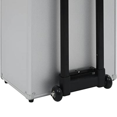 VidaXL Make-up trolley aluminium zilverkleurig
