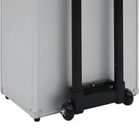 VidaXL Make-up trolley aluminium zilverkleurig - thumbnail