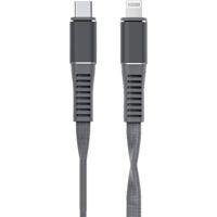 Leba Innovation NCABLE-LE-UC-8P-1.2M USB-laadkabel USB-C, Apple Lightning stekker 1.20 m Zwart - thumbnail