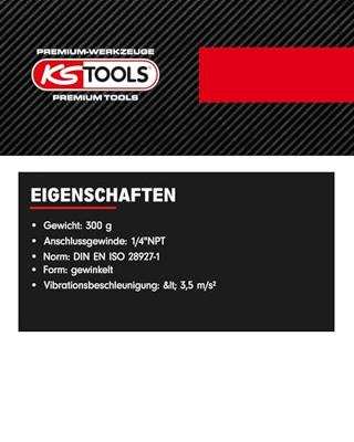 KS Tools 515.5585 SlimPOWER mini-pneumatische slijpmachine, 19000omw/min.