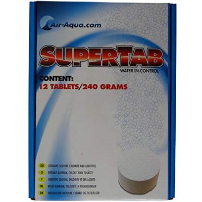 Air Aqua SuperTab Waterzuiveringstabletten - 12x20g 10% Chloordioxide - Langdurige Vijverreiniging