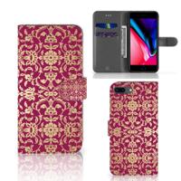 Wallet Case Apple iPhone 7 Plus | 8 Plus Barok Pink - thumbnail