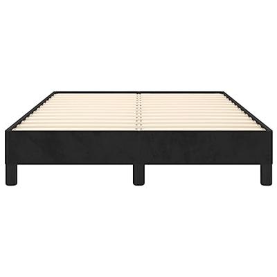 Bedframe zonder matras 120x200 cm fluweel zwart