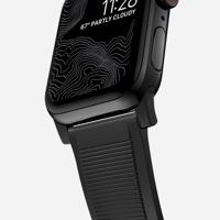 Nomad Rugged band / black hardware (45-49mm) - Black - thumbnail