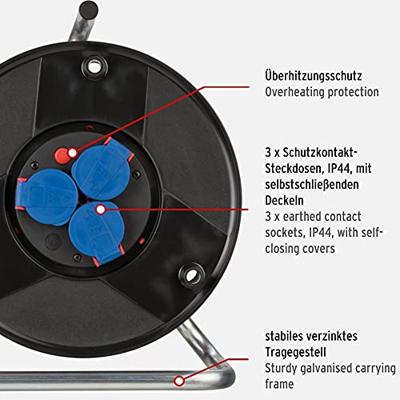 Brennenstuhl 1098540001 Kabelhaspel 40.00 m Rood (mat) Randaarde stekker Brennenstuhl 1098540001 Kabelhaspel 40.00 m Rood (mat) Randaarde stekker