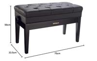 Roland RPB-D500RW dubbele pianobank - thumbnail