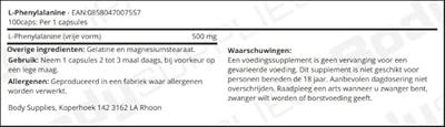 L-Phenylalanine 100caps