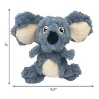 KONG SCRUMPLEZ KOALA PLUCHE MET PIEP GRIJS 22X23X10 CM - thumbnail