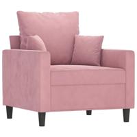 Fauteuil 60 cm fluweel roze - thumbnail