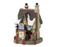 Lemax water taxi café verlicht kersthuisje Plymouth Corners 2023 - thumbnail