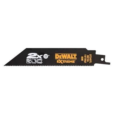 DeWalt Accessoires Reciprozaagblad 2X BiM 152x4,2mm dikke metalen profielen - DT2407L-QZ