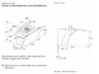 Bosch DWJ91LT60 Schouwkap Zwart - thumbnail