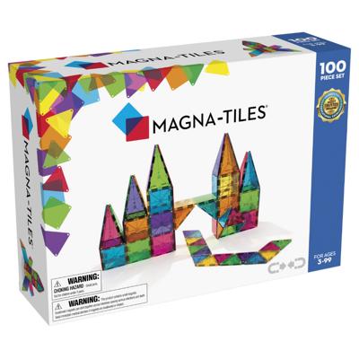 Magna-Tiles Clear Colors 100 stuks Magna-Tiles Clear Colors 100 stuks