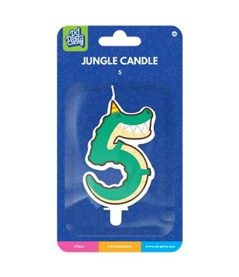 Jungle candle 5 crocodile