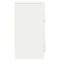 Dressoir met lade 71x35x65 cm spaanplaat wit - thumbnail