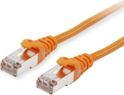 Equip 605576 RJ45 Netwerkkabel, patchkabel CAT 6 S/FTP 10.00 m Oranje Vergulde steekcontacten 1 stuk(s)