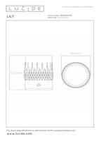 Lucide LILY - Oplaadbare Tafellamp - Accu/Batterij - Ø 8 cm - LED 3 StepDim - 1x3W 2700K/3000K - Zwart chroom - Set van 3 - thumbnail