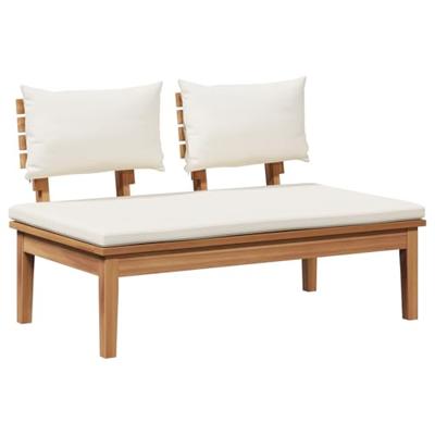 Tuinbank 2 pcs Bruin Massief teakhout - thumbnail