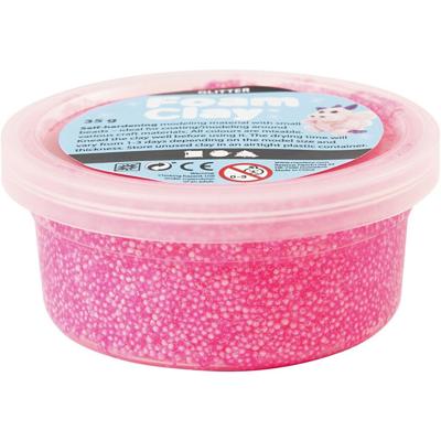 Foam Clay ®, glitter, roze, 35 gr/ 1 doosje