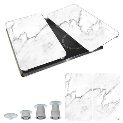 Wenko 2 fornuisafdekplaten (Marmer)