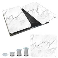 Wenko 2 fornuisafdekplaten (Marmer) - thumbnail