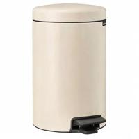 Brabantia NewIcon Pedaalemmer - 12 liter - kunststof binnenemmer - soft beige 149924 - thumbnail