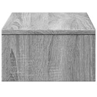 Monitorstandaard met lades 50x27x15 cm hout grijs sonoma eiken - thumbnail