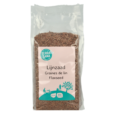 RAW lijnzaad heel bio 500 Gram RAW lijnzaad heel bio 500 Gram